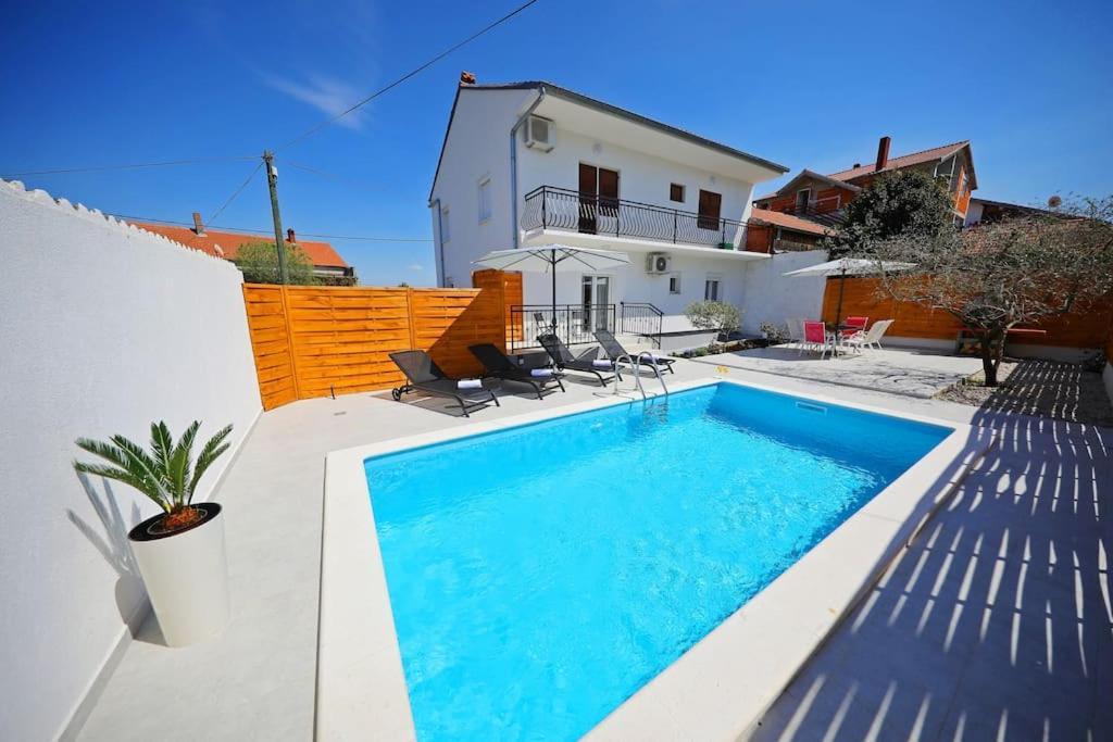 Luxury Apartment Petra With Private Pool Zadar Zewnętrze zdjęcie