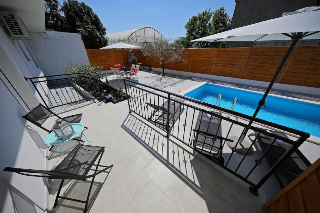 Luxury Apartment Petra With Private Pool Zadar Zewnętrze zdjęcie